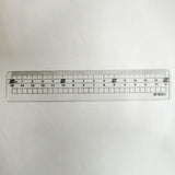 15cm ruler, single-sided wave, student stationery, drawing ruler, plastic ruler, adjustable color, scale, LOGO