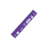 15cm ruler GPPS student stationery drawing ruler plastic ruler with adjustable color scale LOGO