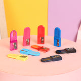 Activity pencil, automatic pencil, 2.0 fine pencil lead, plastic pencil sharpener, pencil sharpener, student sketching, manual pencil sharpener, pencil sharpener