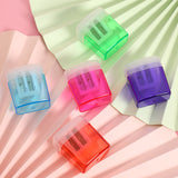 Manufacturer supplies GPPS manual geometric double hole pencil sharpener, student multifunctional pencil sharpener, office to pencil sharpener