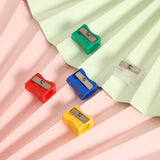 Rectangular simple pencil sharpener, learning supplies, pencil sharpener, elementary school and children's stationery, pencil sharpener, wholesale and customization