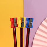 Rectangular simple pencil sharpener, learning supplies, pencil sharpener, elementary school and children's stationery, pencil sharpener, wholesale and customization