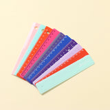 15cm ruler GPPS student stationery drawing ruler plastic ruler with adjustable color scale LOGO