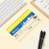 20cm straight ruler, drawing and measuring scale, student learning stationery, office supplies, advertising ruler